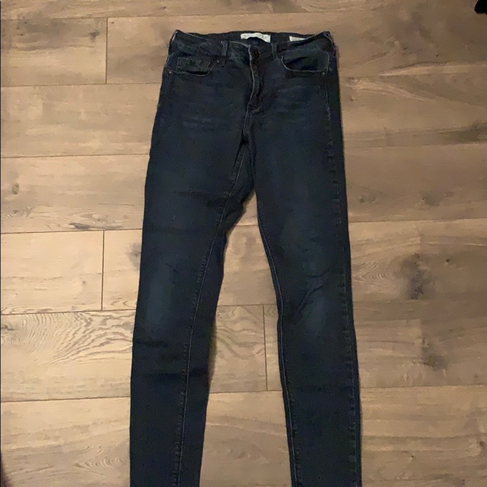 Bullhead dark wash high waisted jeans